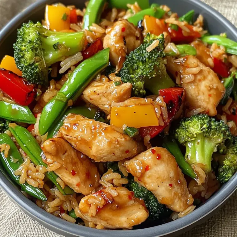 Chicken Veggie Rice Stir-Fry