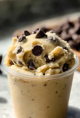 Chocolate chip edible cookie dough for one [3 variations]