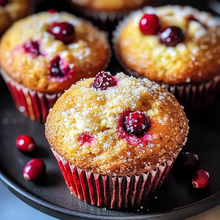 Citrus Orange Cranberry Muffins - Alrightwithme