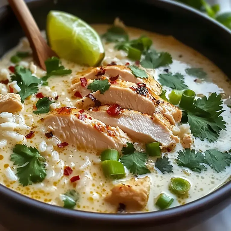 Coconut Chicken Brothy Rice: A Cozy One-Pot Delight!