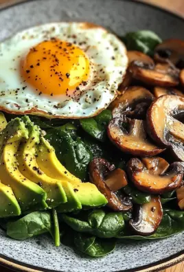 Creamy Avocado Breakfast Plate