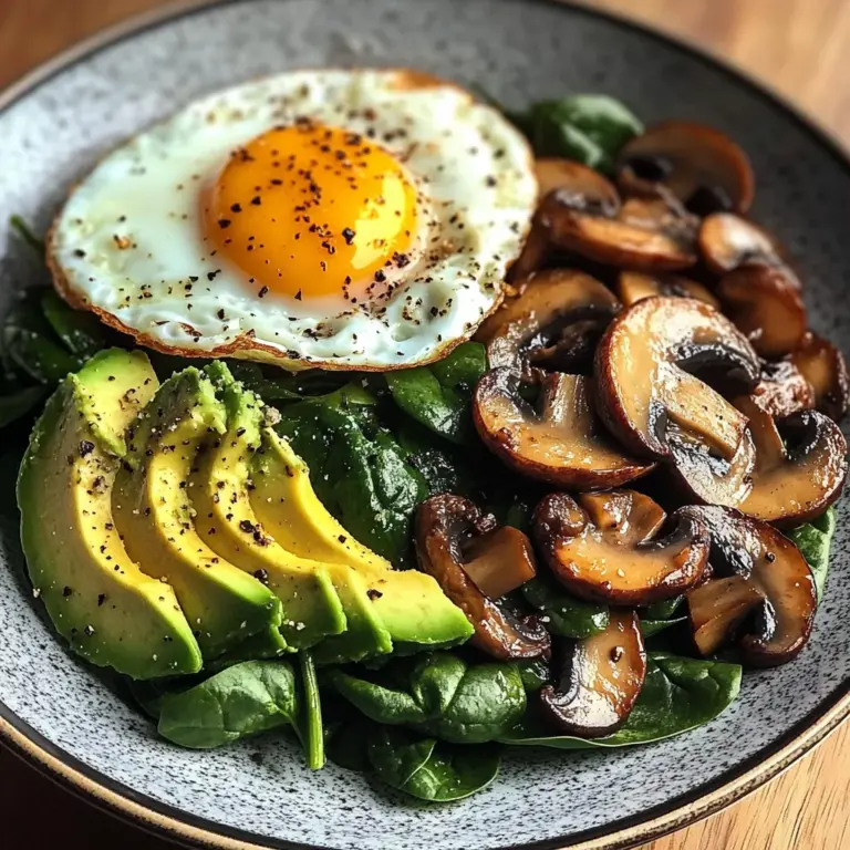 Creamy Avocado Breakfast Plate