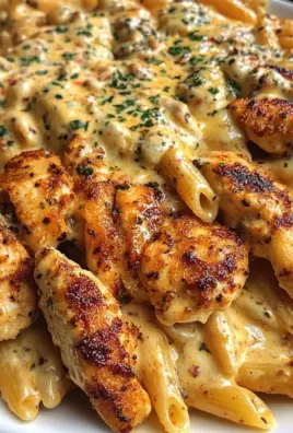 Creamy Cajun Three-Cheese Chicken Penne Recipe