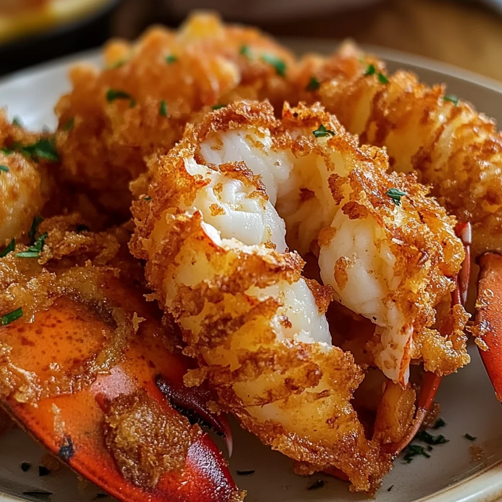 Crispy Fried Lobster Tails