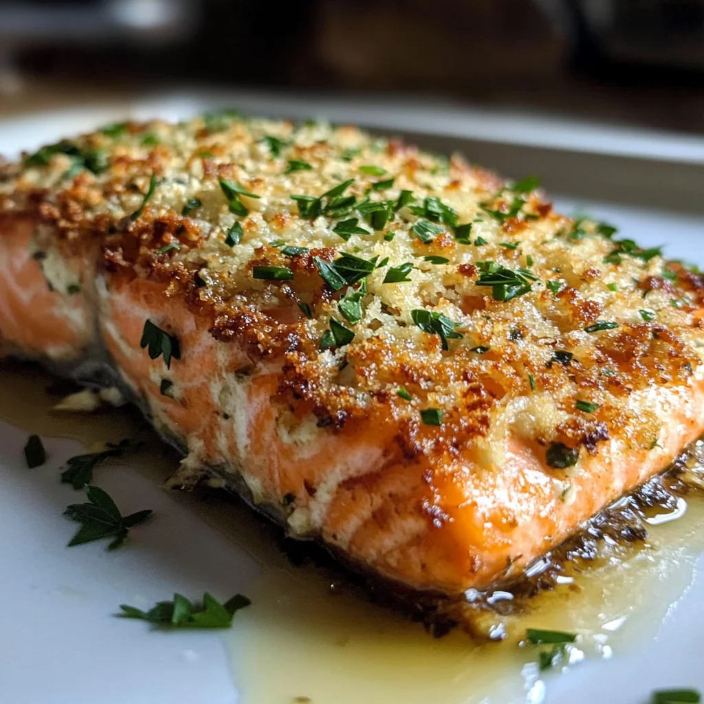 Crispy Parmesan Crusted Baked Salmon: 1 amazing dish