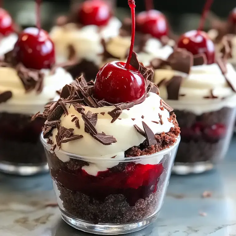DLux Mini Dessert Cups – Black Forest Cake Recipe