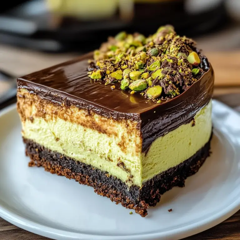 Dubai Chocolate Cheesecake