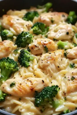 Easy Chicken and Broccoli Orzo