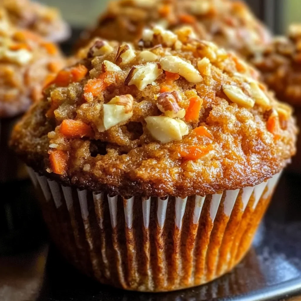 Easy One-Bowl Carrot Oatmeal Muffins