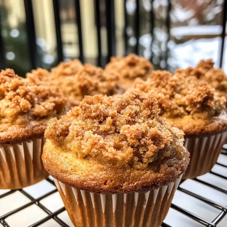Gingerbread Coffeecake Muffins
