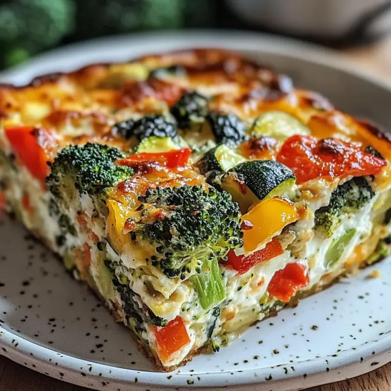 High-Protein Cottage Cheese Veggie Bake