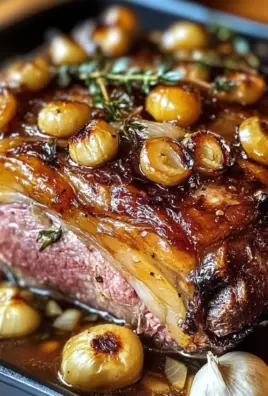 Honey-Mustard Confit Lamb Shoulder