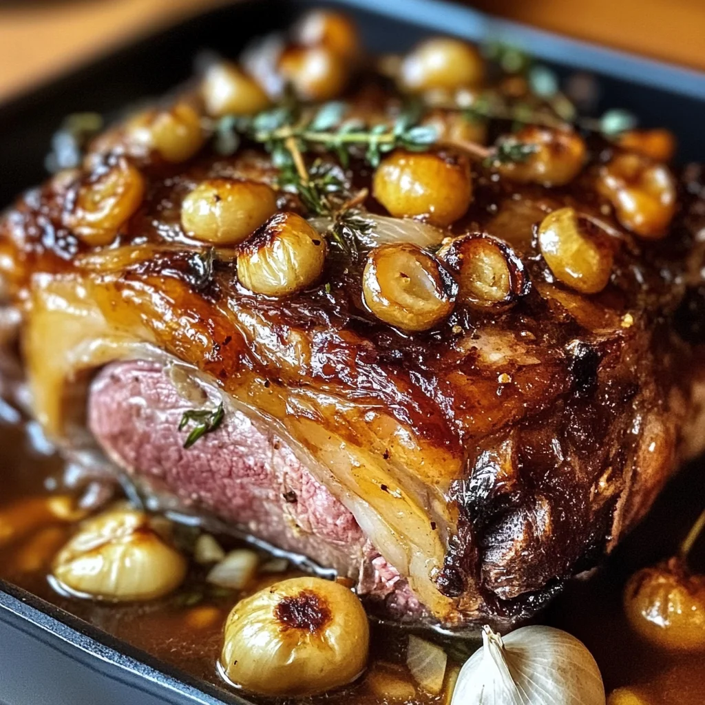 Honey-Mustard Confit Lamb Shoulder