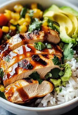 Honey Chipotle Chicken Rice Bowls