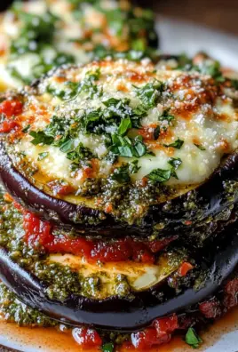 Italian Pesto Parmesan Eggplant Stacks: A Flavorful Recipe!