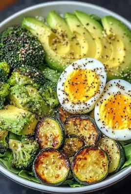 Jammy Egg Power Bowl with Roasted Veggies & Avocado