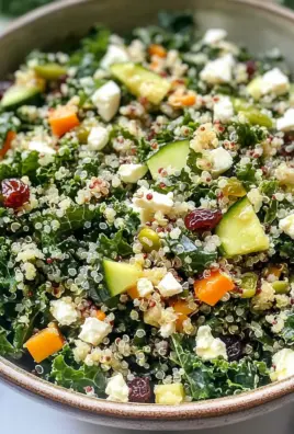 Kale Quinoa Salad - With Lemon Dressing
