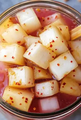 Korean Pickled Radish (Pickled Daikon Radish)