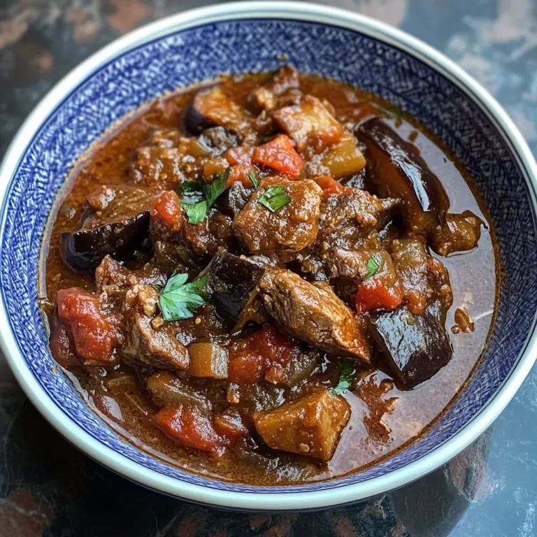 Lamb Stew with Eggplant