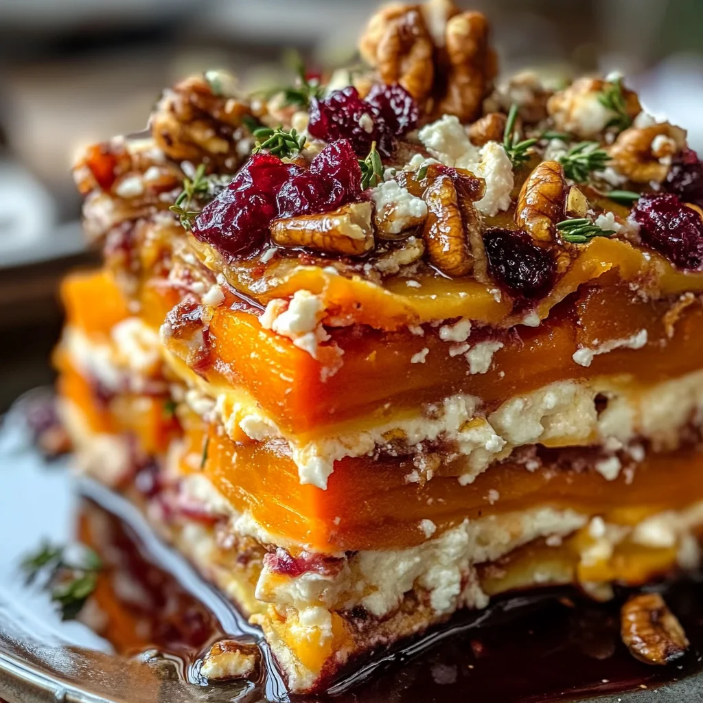 Layered Sweet Potato Butternut Squash Carrot Lasagna Recipe