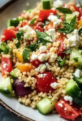 Light Mediterranean Couscous Salad