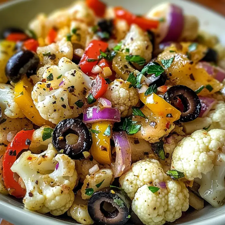 Marinated Cauliflower Salad: A Refreshing Flavor Burst!