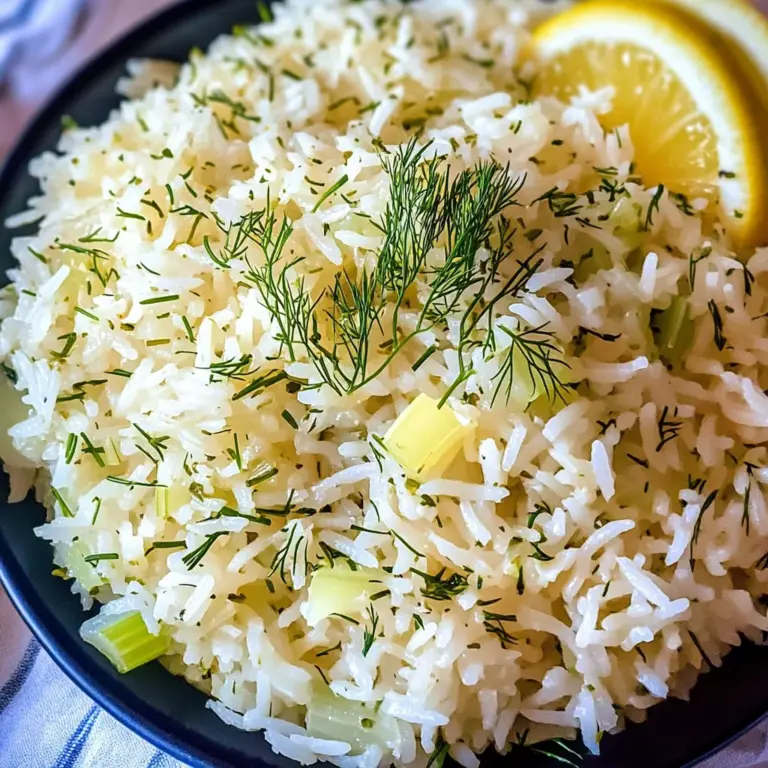 Mediterranean Basmati Rice with Lemon & Dill