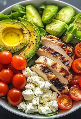 Mediterranean Chicken Salad Bowl