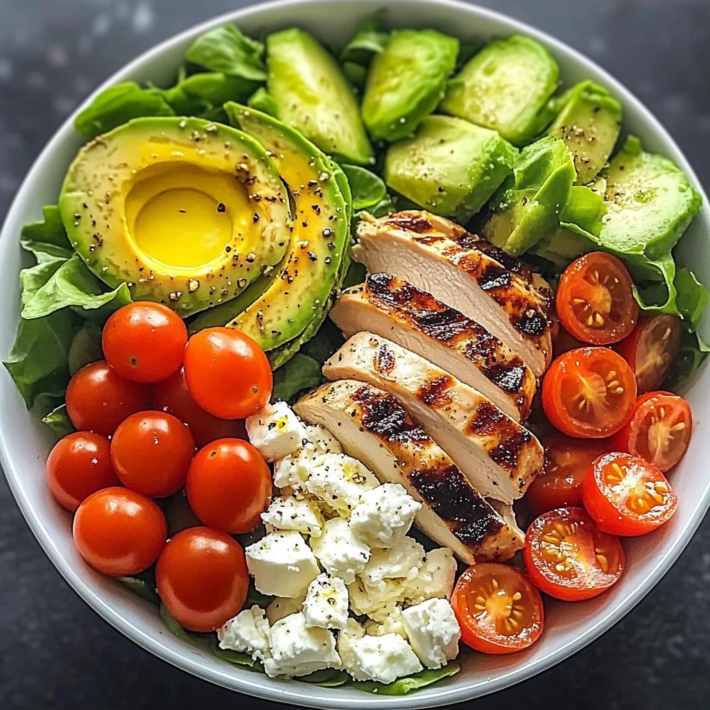 Mediterranean Chicken Salad Bowl