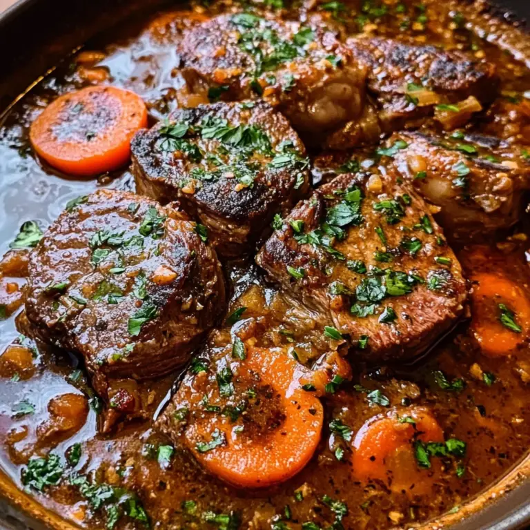 Melt-in-Your-Mouth Slowly Braised Beef Osso Buco Delight