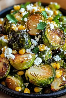 Mexican Street Corn Brussels Sprouts: A Flavorful Twist on a Classic Dish