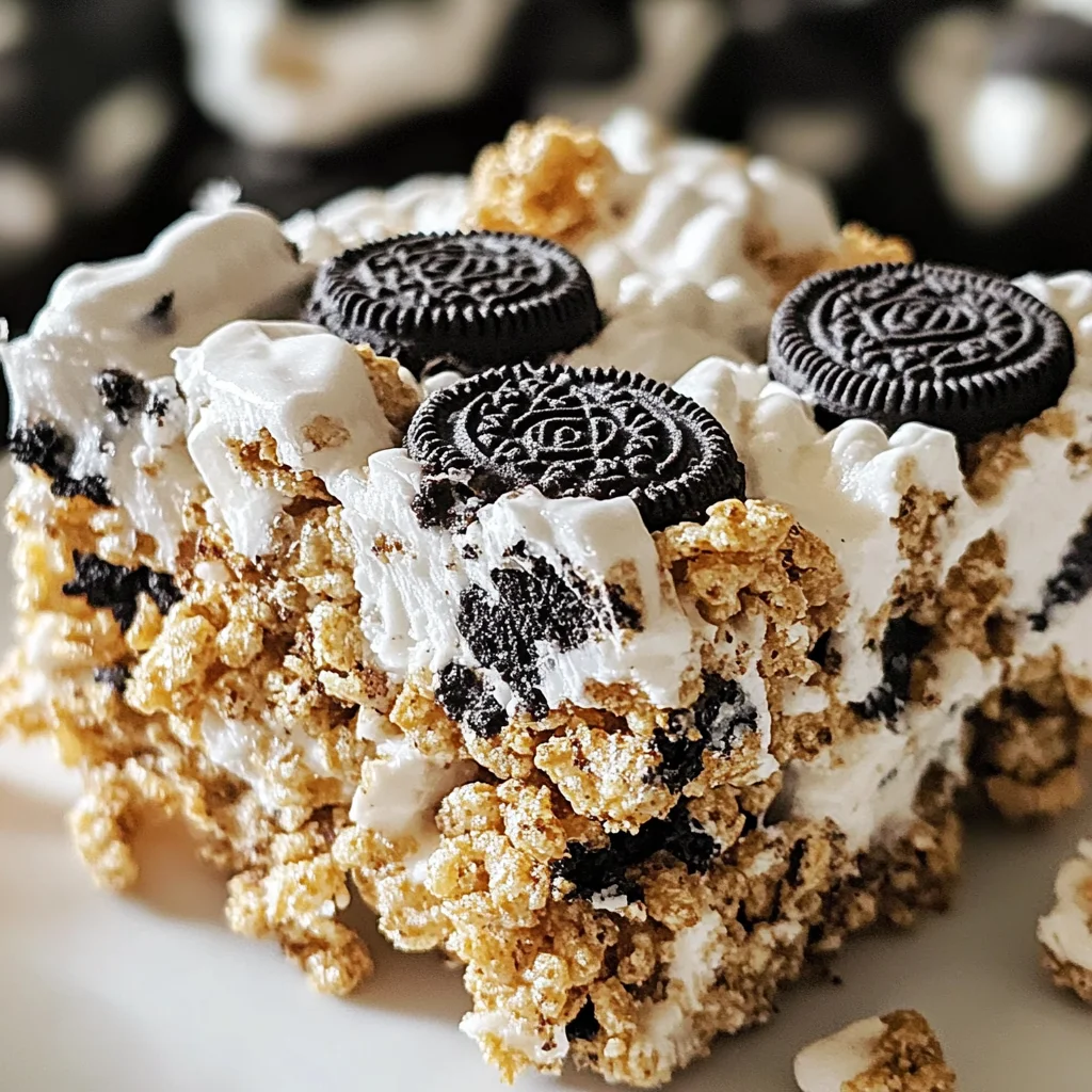 Oreo Krispies: Irresistibly Chewy No-Bake Delight