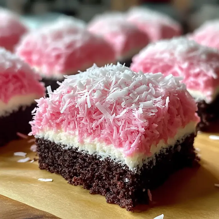 Pink Coconut Snowball Cake Bars