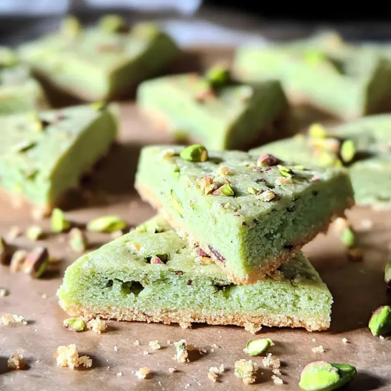 Pistachio Shortbread