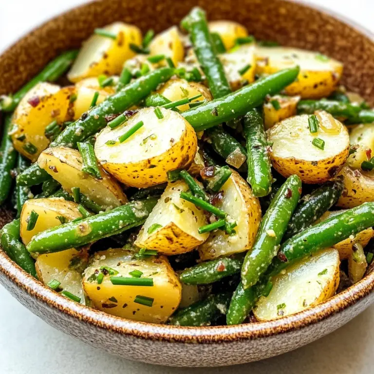 Quick Green Bean Potato Salad