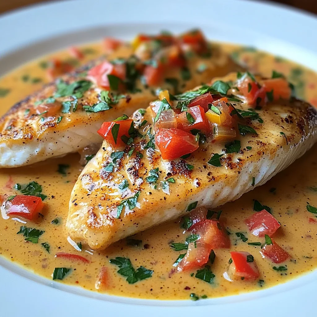 Red Snapper with Creole Sauce