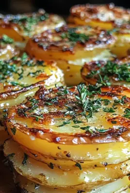 Roasted Garlic Parmesan Potato Stacks: A Flavorful Side Dish