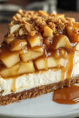 Salted Caramel Apple Pie Cheesecake Recipe