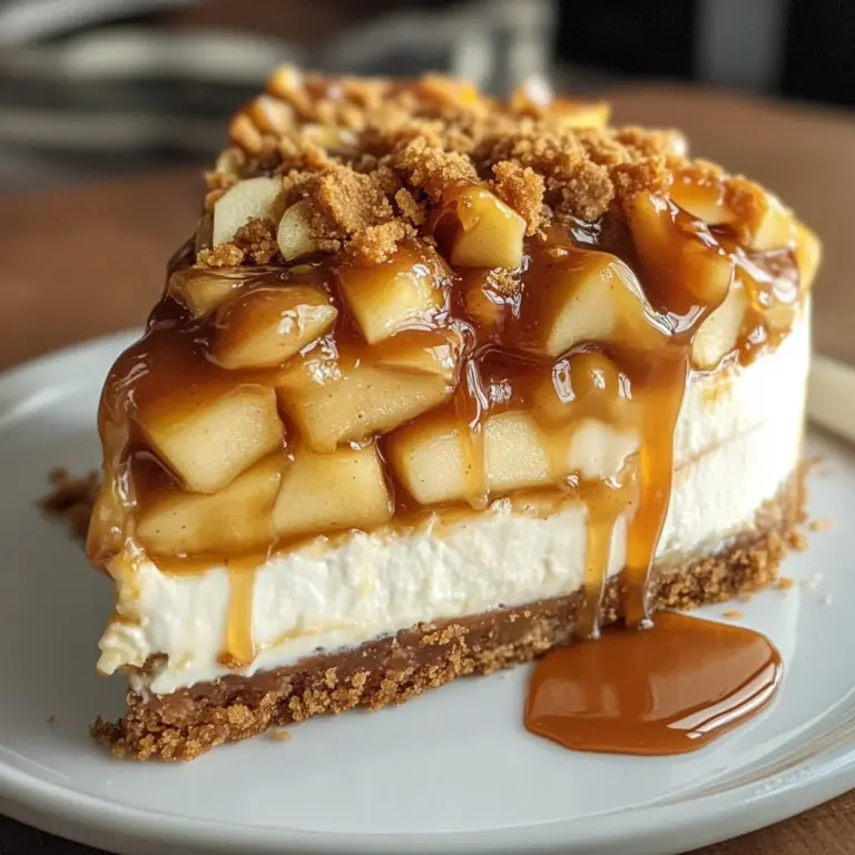 Salted Caramel Apple Pie Cheesecake Recipe