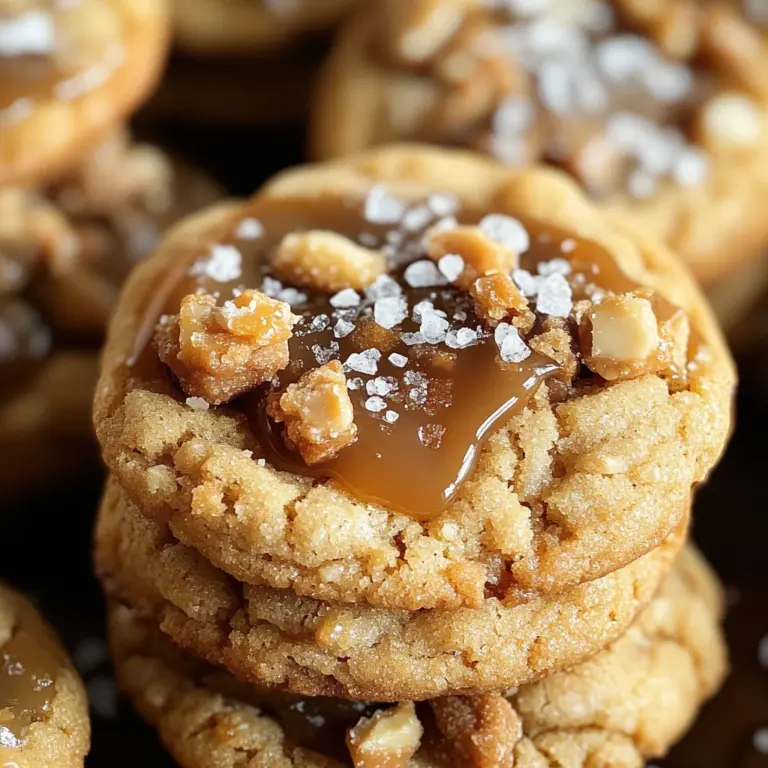 Salted Caramel Crunch Cookies