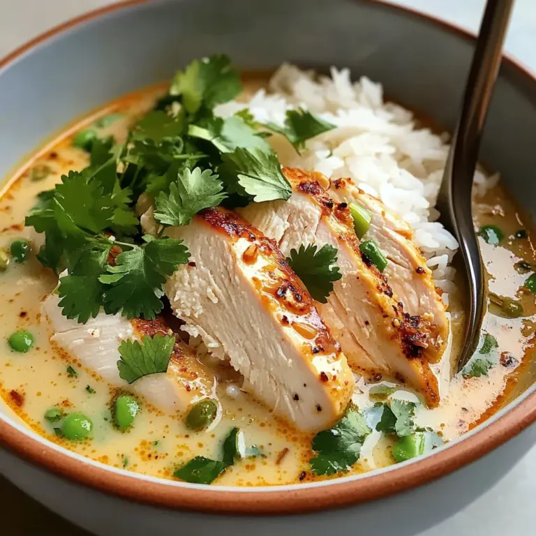 Savory Coconut Chicken Brothy Rice for Cozy Nights