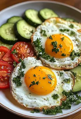 Sunny Egg & Veggie Plate with Cheese & Herbs