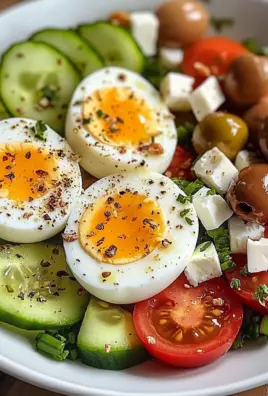 Turkish-Style Protein Plate with Eggs, Feta & Veggies