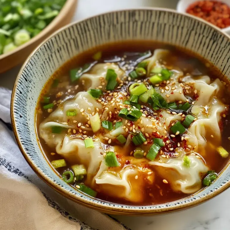 20 Minute Wonton Soup