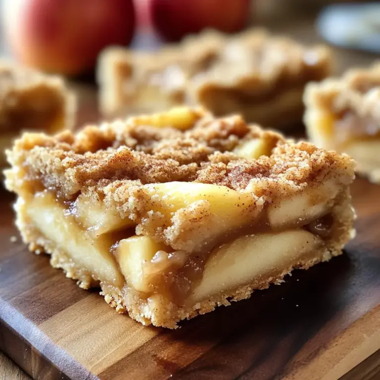 Apple Crisp Shortbread Bars: The Perfect Dessert for Any Season