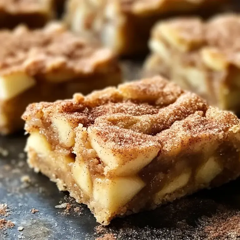 Apple Snickerdoodle Bars