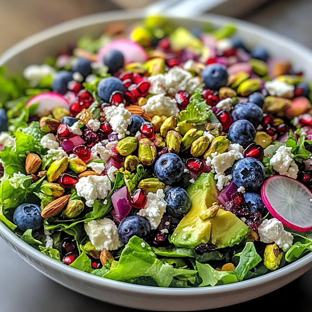 Blueberry and Pistachio Spring Salad