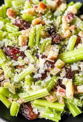 Celery Parmesan Date Salad