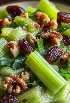 Celery Salad with Dates and Walnuts
