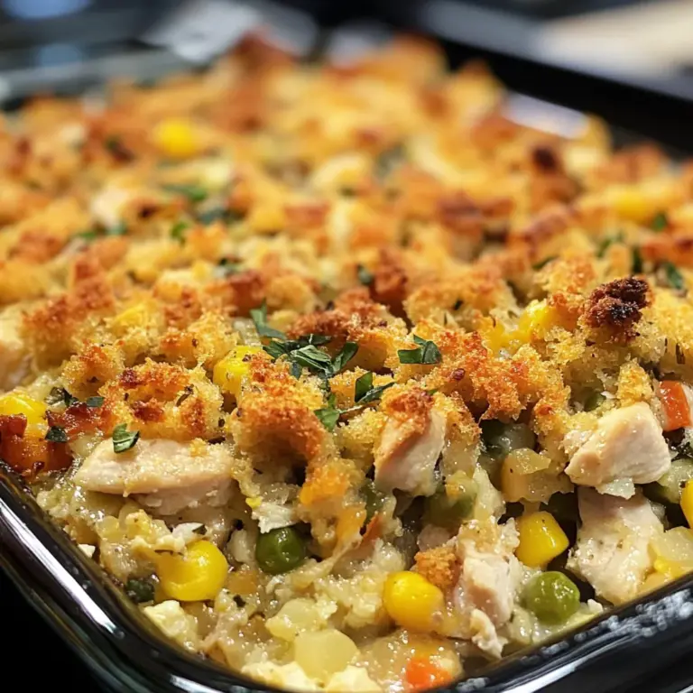 Chicken and Stuffing Casserole Recipe
